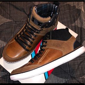 Mens Bullboxer Delvin Mid Casual Tan Shoe